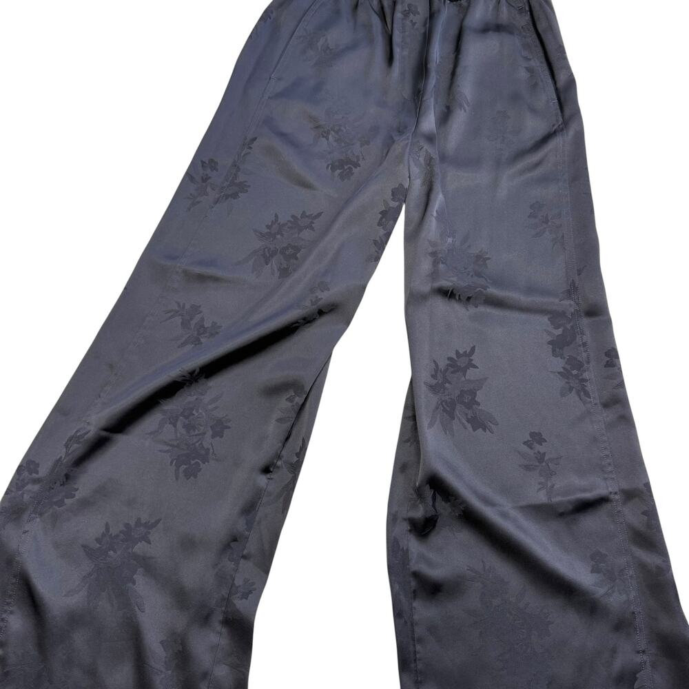GANNI Black Satin Jacquard Pants XS / 2 - Picture 11 of 16